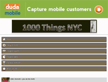 Tablet Screenshot of 1000thingsnyc.com